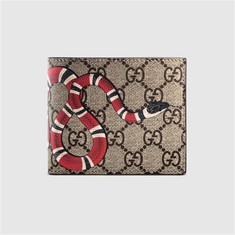 gucci wallets inside for men supreme|Gucci kingsnake men's wallet.